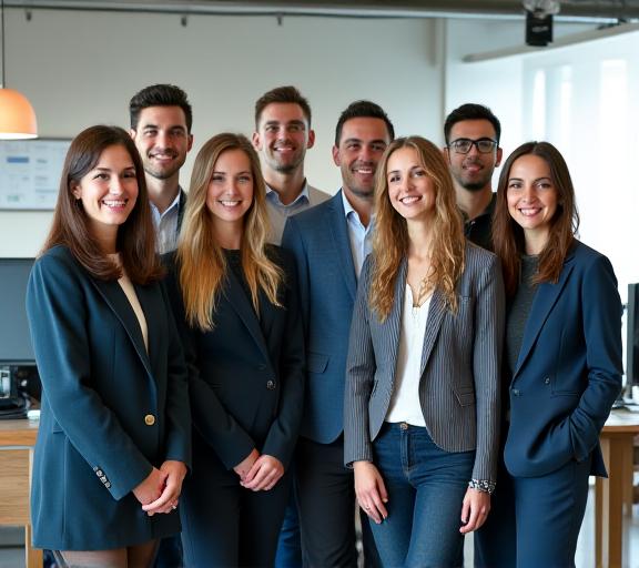 Equipo de Narratives AI en Calle de Serrano, Madrid - Fintech e inteligencia artificial